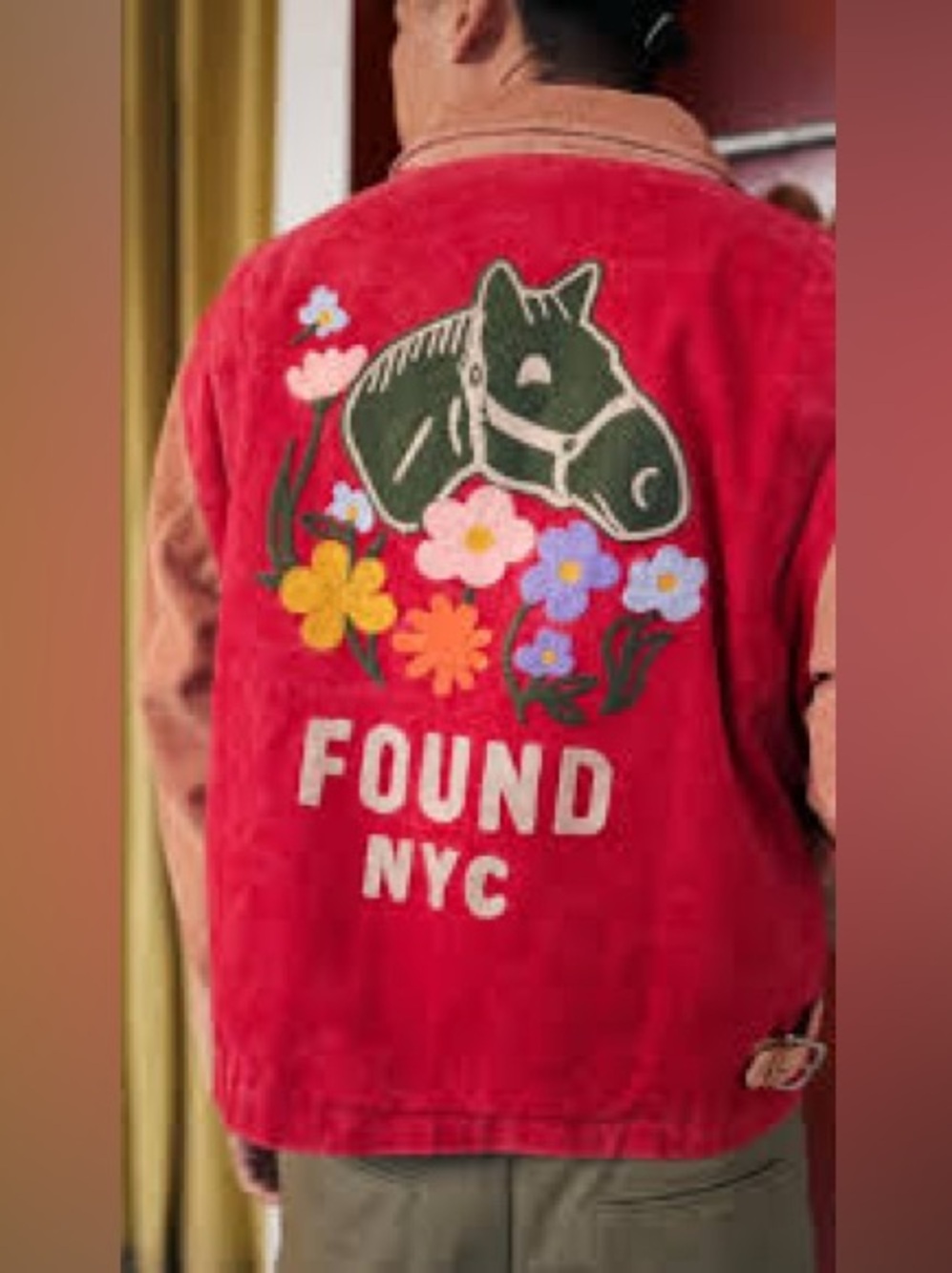Found NYC Canvas Corduroy Field Jacket Size S